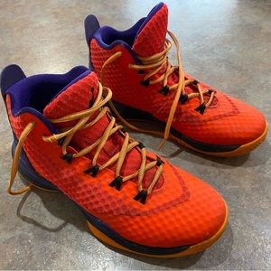 Jordan Kids Sneakers Red and Purple